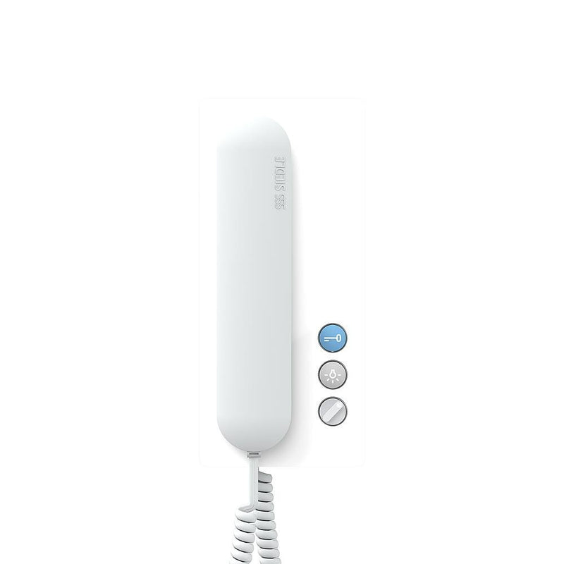 Siedle&Söhne - Innenstation für Türkommunikation Haustelefon Standard HTS 811-0 WH/W weiß-Hochglanz/weiß