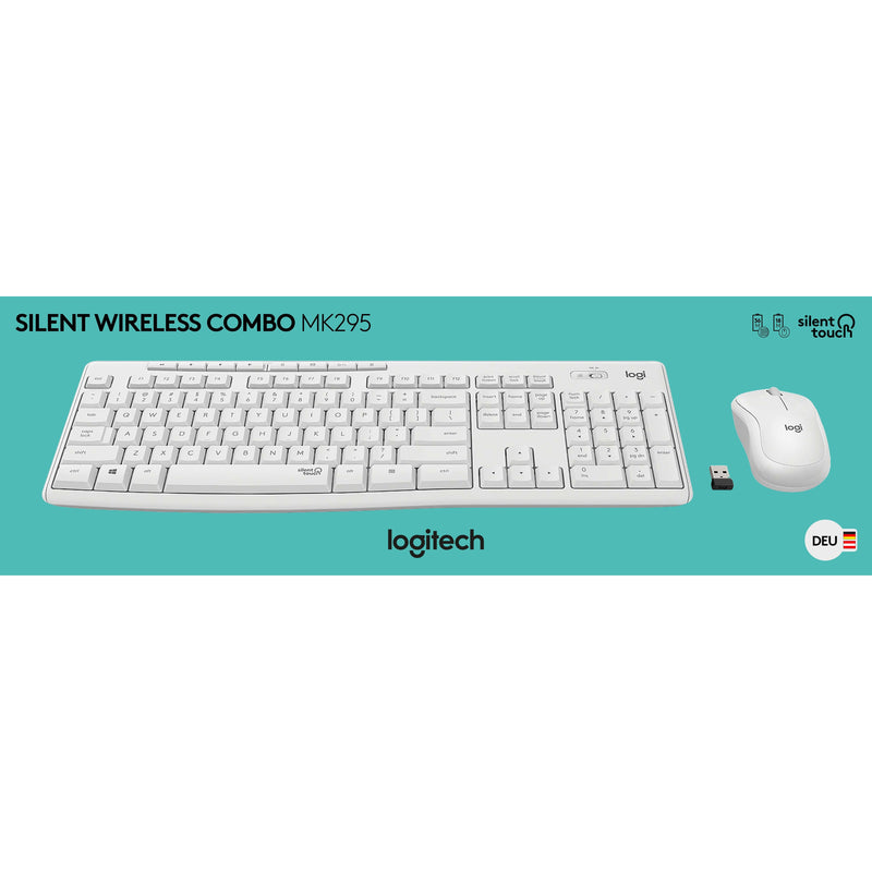 Logitech - Tastatur Tastatur/Maus Set MK295 ws SilentTouch,Wireless