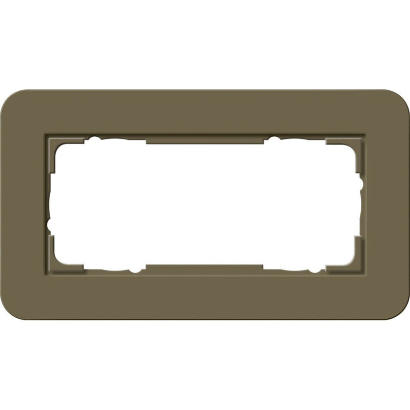 Gira - Abdeckrahmen 2fach o.M 1002426 Umbra/Anthrazit
