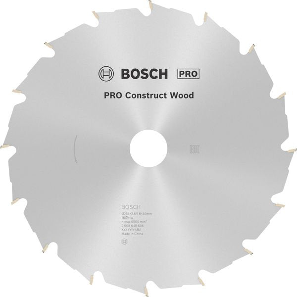 Bosch - Kreissägeblatt PRO Construct Wood 2608640636 Kreissägeblatt 235 x