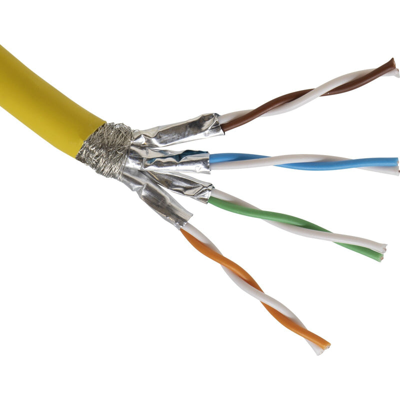 Excel Networking - Daten- und Kommunikationskabel Datenkabel Kat.7A gelb 190-910-B2ca-T500 4P S/FTP AWG23 − 500 Meter