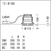 Zumtobel Group - Downlight/Strahler/Flutlicht LED - Downlight PANOS R  #62927274 940