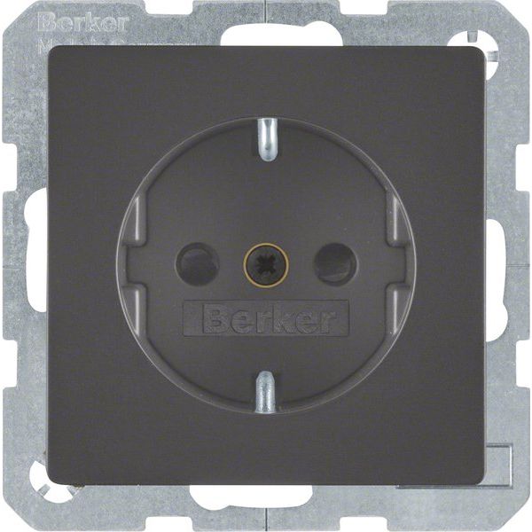 Berker - Steckdose SCHUKO-Steckdose anth/sa 47236086
