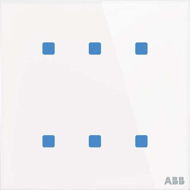 Busch-Jaeger - Bussystem-Tastsensor Touch-Bedienelement TB/U6.4.1-CG 6-fach KNX
