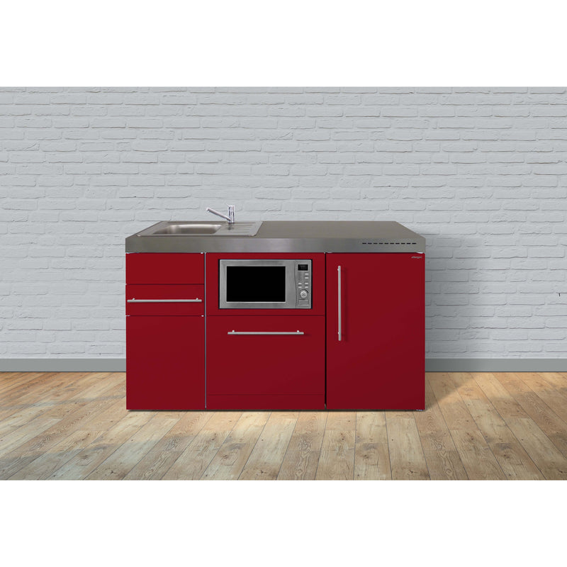 Stengel - Mini-Küche Miniküche Premiumline MPGSMBR150KSGSKSrBlS Bordeauxrot