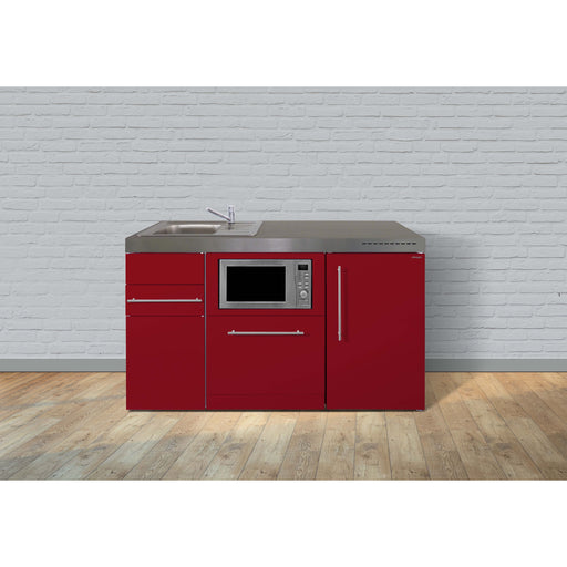 Stengel - Mini-Küche Miniküche Premiumline MPGSMBR150KSGSKSrBlS Bordeauxrot