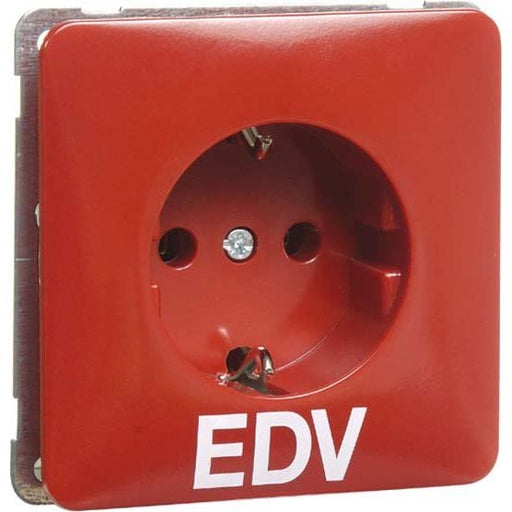 Peha - Schalter-/Steckdosenkombination Steckdose SCHUKO D 80.6511 ROT EDV rot