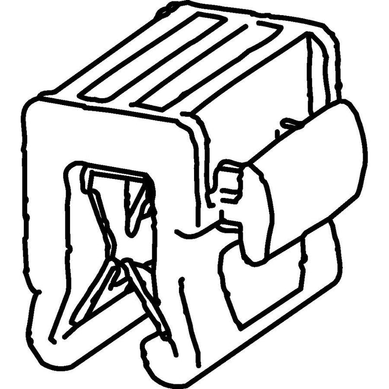 HellermannTyton - Kabelbinder Befestigungsbinder T50ROSEC21-MC5-BK-D1 − 500 Stück