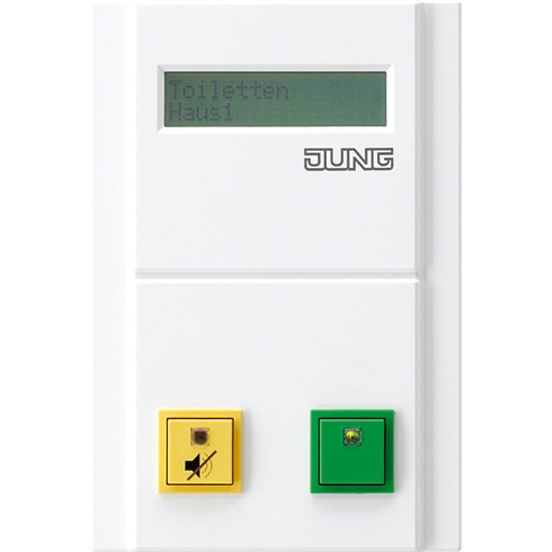 Jung - Behindertenelement für Installationsschalterprogramme Dienstzimmerterminal NRS DZT 20 WW