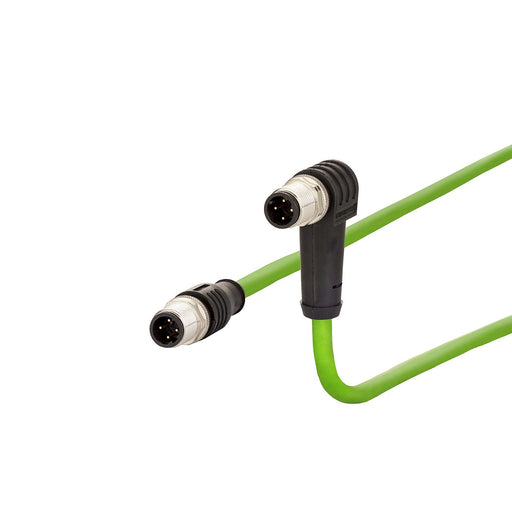 Metz Connect - Patchkabel Kupfer Industrie IndustrialEthernet Leitung 142M1D19020 D-kodiert, 2m, M12