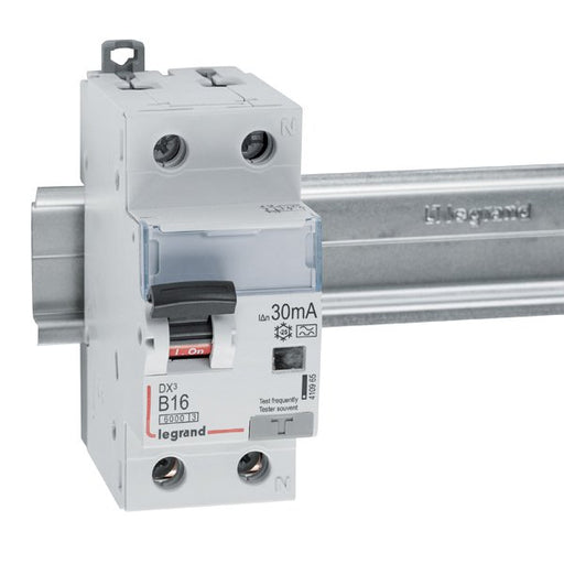 Legrand - Kombination FI-Schalter/Leitungsschutzschalter FI-Kombination Legrand 410965 B16A 1P+N 6KA 30mA