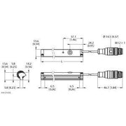 Turck - Magnetischer Näherungsschalter Linearwegsensor WIM192UNTLIOL0.3RS4 magnetinduktiver