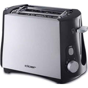 Cloer - Toaster 3410 sw/metall matt 2 Scheiben