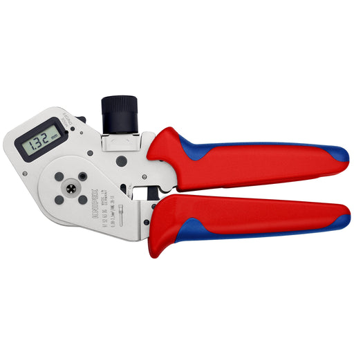 Knipex - Presswerkzeug Kabelschuhe/Verbinder, Aderendhülsen, Schirmanschluss Vierdornpresszange 97 52 63 DG 195mm