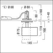 Zumtobel Group - Downlight/Strahler/Flutlicht LED-Halbeinbaustrahler V2-SRS1800 #60716957 930, ws