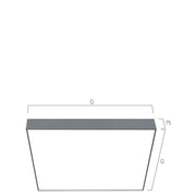 Lightnet - Decken-/Wandleuchte LED-Anbauleuchte CA2OEE-840M-Q330 4000K