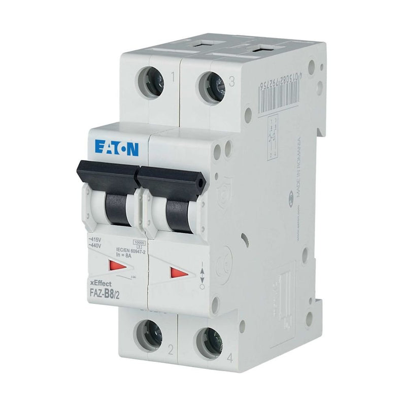 Eaton - Leitungsschutzschalter 2p. FAZ-B8/2 8A Charakt.: B