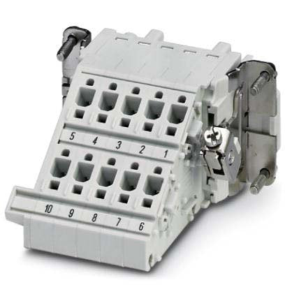 Phoenix Contact - Kontakteinsatz für Rechtecksteckverbinder Klemmenadapter HC-B 10-A-DT-PEL-F − 5 Stück
