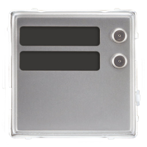 Grothe - Funktionsmodul für Türkommunikation Tastenfeld TF 1148/12 2 Taster grün Licht