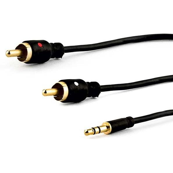 E+P Elektrik - Konfektioniertes A/V-Kabel Anschlusskabel 3pol BS 113 S 1,5m 3,5St/2Chinch