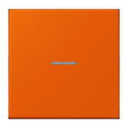 Jung - Abdeckung/Bedienelement für Installationsschalterprogramme Wippe 1fach m. Lichtleiter LC 990 KO5 260 orange vif (4320S)
