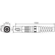 Weidmüller - LWL-Steckverbinder LWL-Set Single/Multimode IE-PS-V04P-2SC-POFBP 2SC Simplex POF − 10 Stück