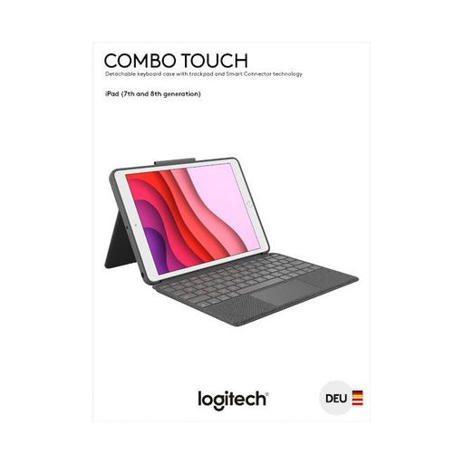 Logitech - Tastatur ComboTouch f.iPad 7/8,10.2Zoll