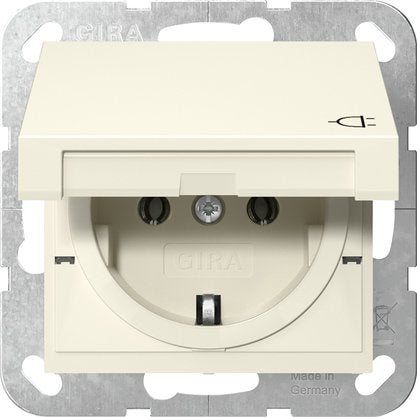 Gira - Steckdose KD 445401 Cremeweiß