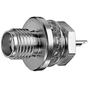 Telegärtner - Koax-Steckverbinder SMA-Einbaubuchse AU 50Ohm 100024726 Einbau von vorne − 5 Stück