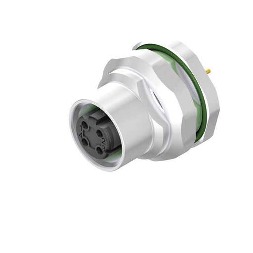 Weidmüller - Rundsteckverbinder, Einbau (PCB) Stecker SAIEM12B4BH5.5TLM16 M12 − 10 Stück