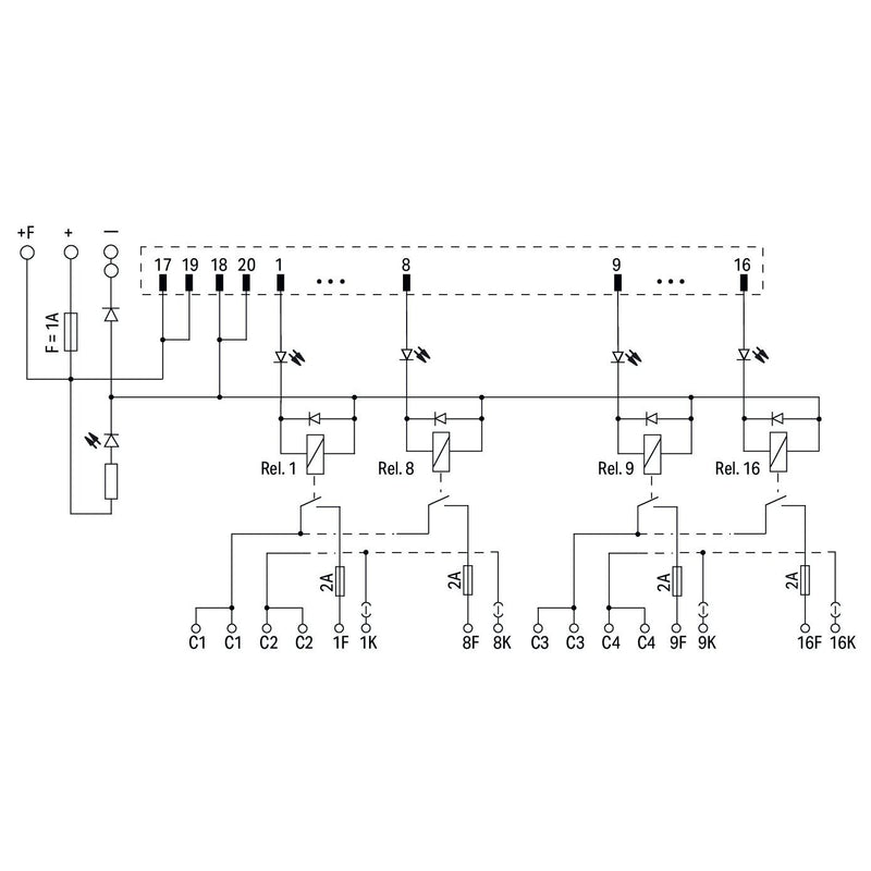 WAGO - Übergabemodul 704-5054 DIN 41651