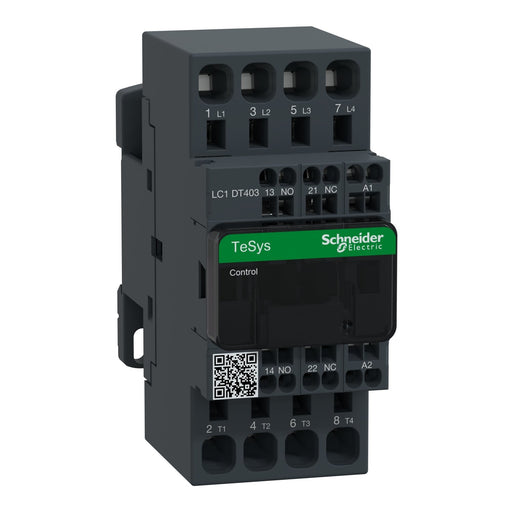 Schneider Electric - Leistungsschütz zum Schalten von Wechselstrom Leistungsschütz LC1D 4p LC1DT253E7 1S+1Ö,Spule 48VAC