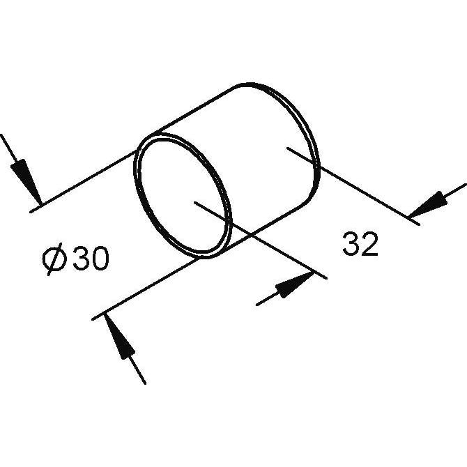 Rico - Endtülle für Installationsrohre Schutzkappe 15V9-B gelb