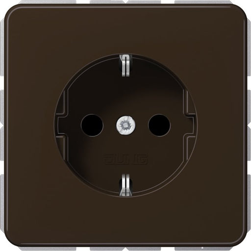 Jung - Steckdose SCHUKO-Steckdose 16A 250V CD 1520 BFKI BR m.Berührungsschutz
