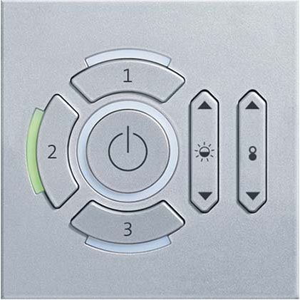 Zumtobel - Elektrisches Zubehör/Ersatzteile für Leuchten Lichtsteuerung CIRCLE tune CCS kantig silber