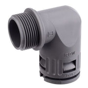 Flexa - Kunststoff-Wellschlauch-Verschraubung Schnellverschraubung RQW1-P AD21,2/Pg16gr IP65,Winkel − 50 Stück