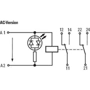 Weidmüller - Schaltrelais Relaiskoppler RCMKITI230VAC2COLD 2W 230VAC 12A − 10 Stück