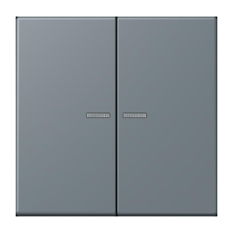 Jung - Abdeckung/Bedienelement für Installationsschalterprogramme Wippe mit Lichtleiter LC 102 KO5 251 gris 59