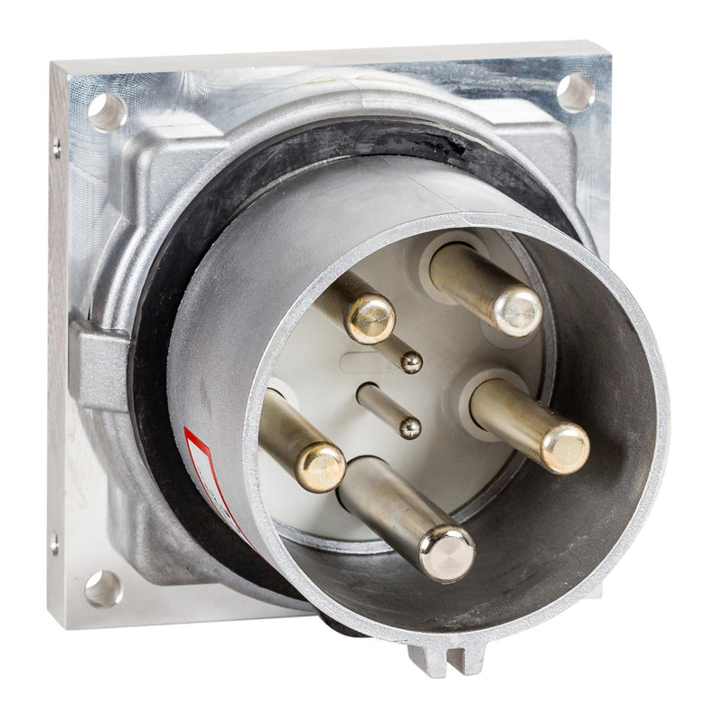 Walther Werke - Hochstrom-Rundsteckvorrichtung CEE Hochstrom Anbaustecker 6A5407 gerade 200A4P7h IP67