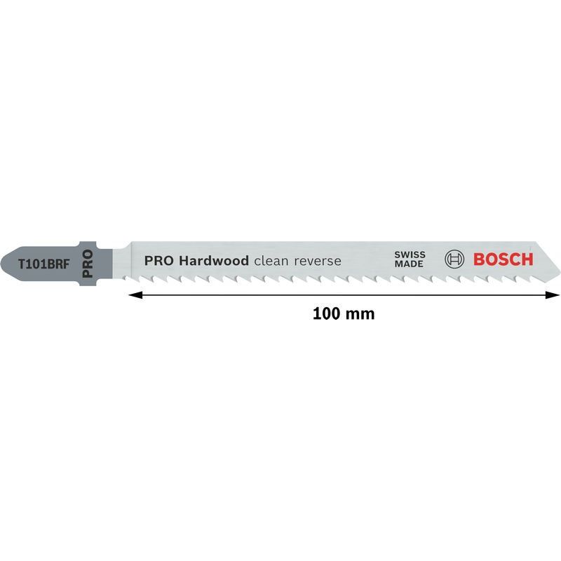 Bosch - Stichsägeblatt PRO Hardwood clean reverse 2608634235 T101BRF