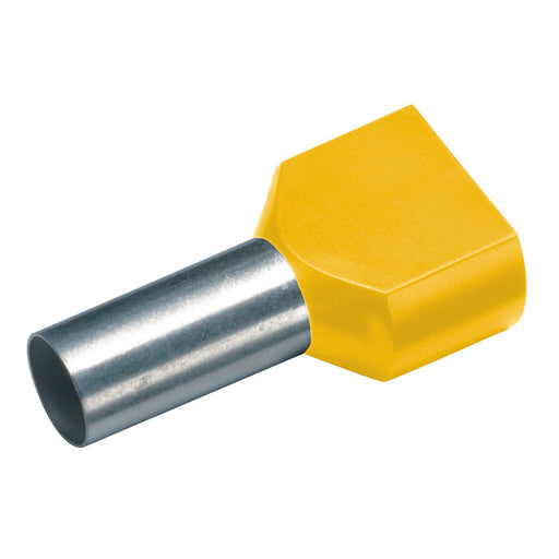 Cimco Werkzeuge - Aderendhülse 182436 2x1,0qmm x 8mm, ge − 100 Stück