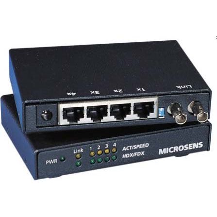 Microsens - Netzwerk Switch Miniatur Switches 5 port MS453072 SC-Stecker