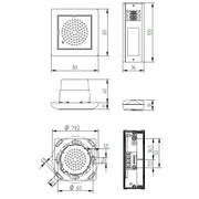 Grothe - Gong UP-Funkgong Set UP-FG 230ws