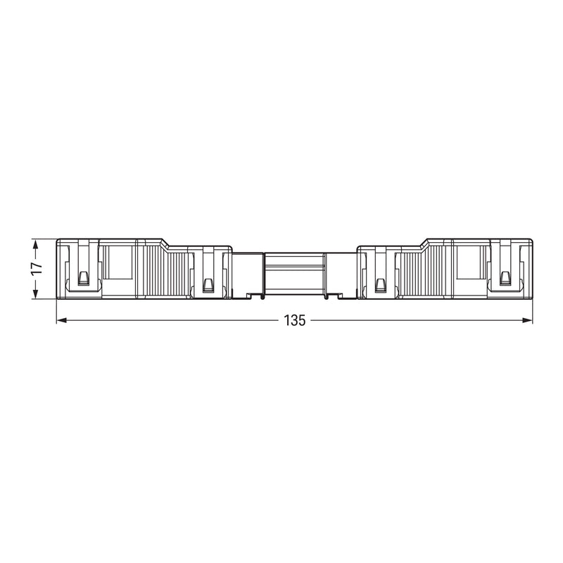 WAGO - Steckverbinder für steckbare Gebäudeinstallation Stecker 770-135 2x0,5-4mmq weiß − 25 Stück