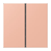 Jung - Abdeckung/Bedienelement für Installationsschalterprogramme Tastensatz 2fach LC 402 TSA 231 rose clair