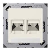 Jung - Einsatz/Abdeckung für Kommunikationstechnik Abdeckung A 1569-2 NA AT f.Modular-Jack