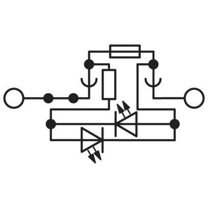 Phoenix Contact - Sicherungs-Reihenklemme Sicherungsreihenklemme PT 6-FSI/C-LED 12 − 1 Stück