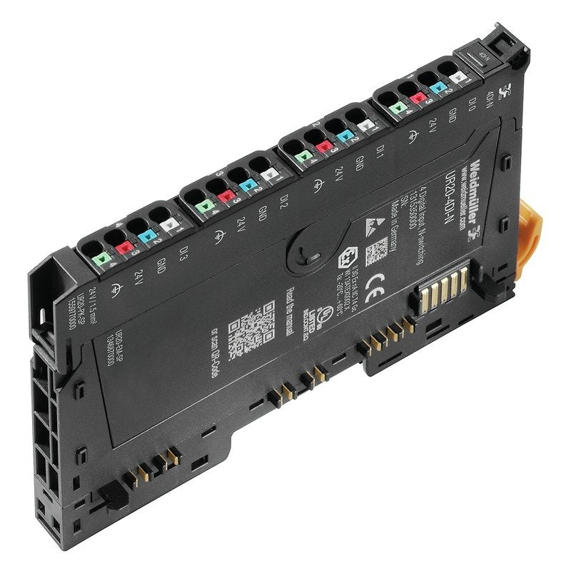 Weidmüller - Feldbus, Dez. Peripherie - Analoges/dig. Ein-/Ausgangs-Modul Remote-IO-Modul UR20-4DI-N IP20, Digitalsignale