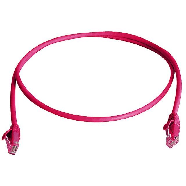 Telegärtner - Patchkabel Kupfer Patchkabel Cat5e 2,0m rt 100008410 U/UTP,PVC