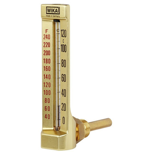 Wika Wiegand - Glasthermometer MaschGlasthermW3211 150x36 12350150 90°G1/2B0.60°100mm